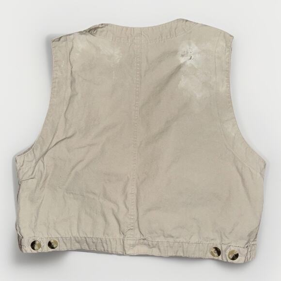 Vintage Mickey Inc Winnie the Pooh Outdoor Adventure Fishing Vest Tan Medium 90s - Picture 6 of 8